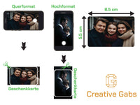 Erklärung: Wann ein Foto auf der Visitenkarte besser vertikal oder horizontal platziert wird

