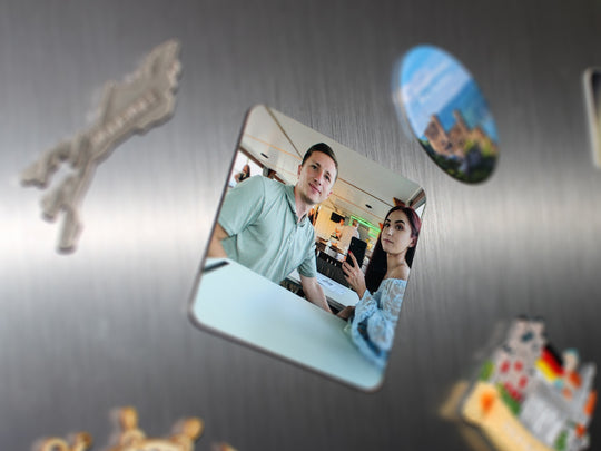 Magnet am Kühlschrank – stylische Dekoration