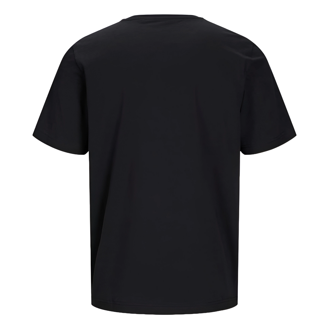 Rückseite des schwarzen Herren T-Shirts – nachhaltig & bequem