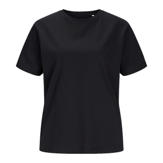 Damen T-Shirt Grace in Schwarz mit Wunschtext – Vorderansicht