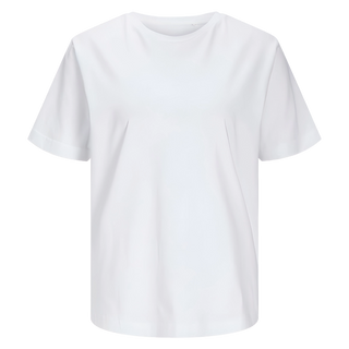 Damen T-Shirt Grace in Weiß mit Wunschtext – Vorderansicht