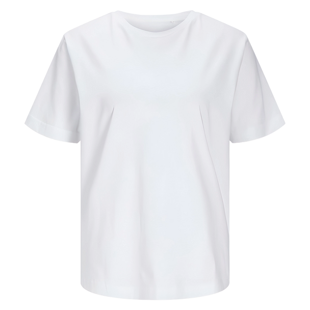 Damen T-Shirt Grace in Weiß mit Wunschtext – Vorderansicht