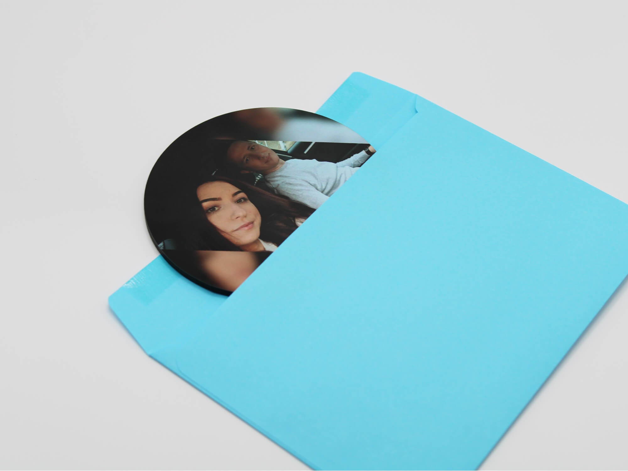 Geschenkverpackung optional. Fotomagnet als Geschenk verpackt – liebevoll & persönlich