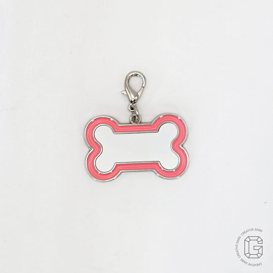 Zink Anhänger für Hundehalsbänder-Personalisiertes Hunde Accessoires für deines treuen Begleiters-Knochenanhänger-Geschenk für Tierfreunde