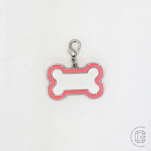 Zink Anhänger für Hundehalsbänder-Personalisiertes Hunde Accessoires für deines treuen Begleiters-Knochenanhänger-Geschenk für Tierfreunde