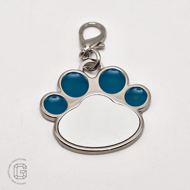 Zink Anhänger für Hundehalsbänder-Personalisiertes Hunde Accessoires für deines treuen Begleiters-Pfotenanhänger-Geschenk für Tierfreunde