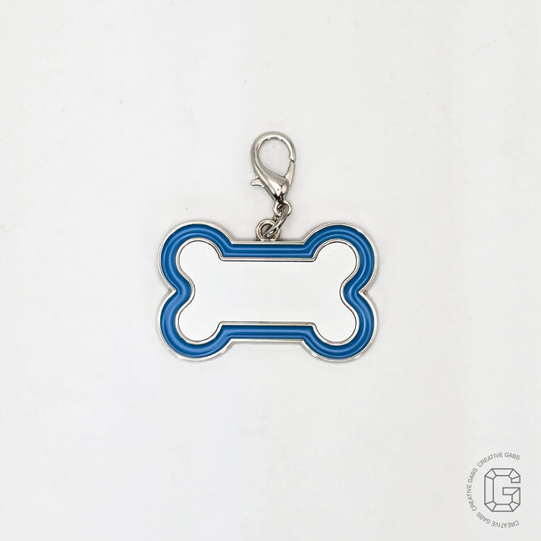 Zink Anhänger für Hundehalsbänder-Personalisiertes Hunde Accessoires für deines treuen Begleiters-Knochenanhänger-Geschenk für Tierfreunde