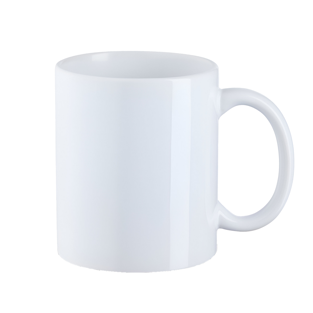Personalisierte Tasse mit Wunschmotiv – hochweiß und spülmaschinenfest