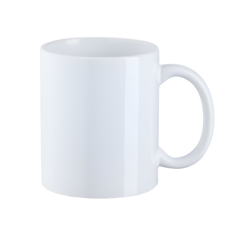 Personalisierte Tasse mit Wunschmotiv – hochweiß und spülmaschinenfest
