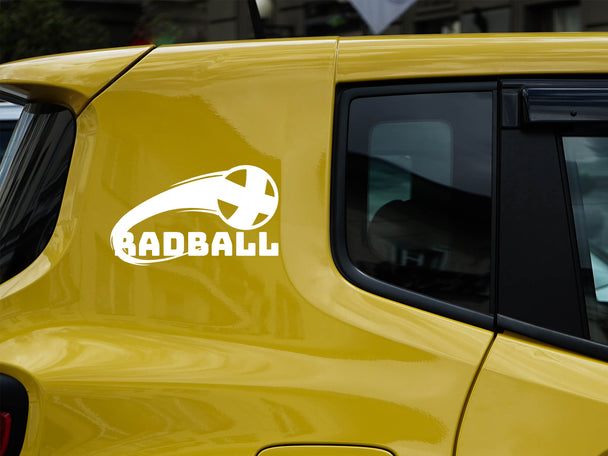 Radball Vinylaufkleber auf Autoheck – Sport Sticker für Fans