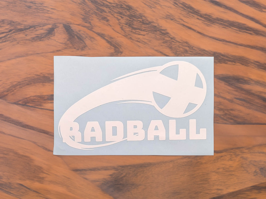 Radball Aufkleber auf Transferfolie 