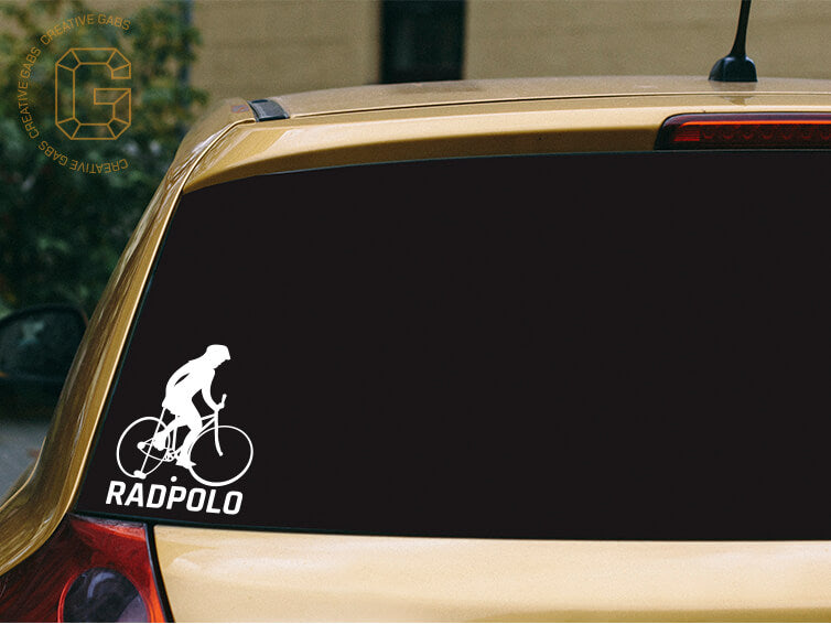 Radpolo Aufkleber