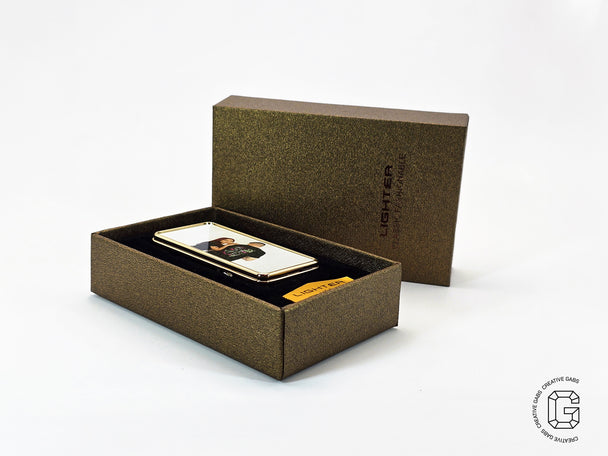 USB Feuerzeug mit Foto in Geschenkverpackung – edle Präsentation